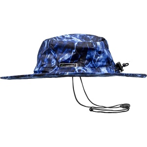 FROGG TOGGS Boonie Hat – Fishing hat Offers Waterproof, Breathable, Sun Protection(Mossy Oak Elements Blue Marlin)