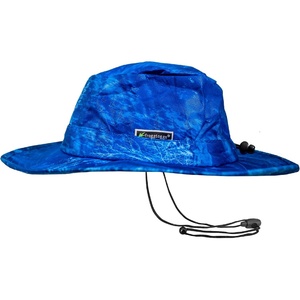 FROGG TOGGS Boonie Hat – Fishing hat Offers Waterproof, Breathable, Sun Protection(Realtree Fishing Dark Blue)
