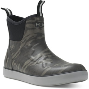 HUK mens Rogue Wave Shoe, High-performance Fishing & Deck Boot(Mossy Oak Bottomland – Grey Logo)