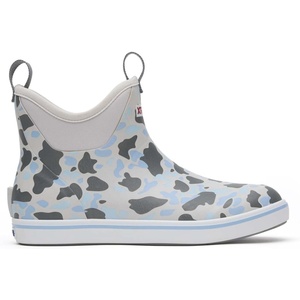 Xtratuf 6” Men’s Ankle Deck Boot – Lightweight, 100% Waterproof Rubber Footwear – Non-Marking, Slip-Resistant Outsole – Moisture-Wicking Liner(Duck Camo Ice)