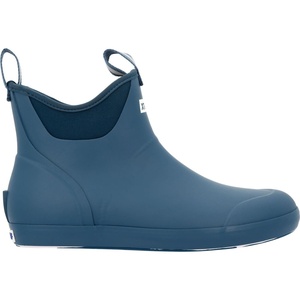 Xtratuf 6” Men’s Ankle Deck Boot – Lightweight, 100% Waterproof Rubber Footwear – Non-Marking, Slip-Resistant Outsole – Moisture-Wicking Liner(Legion Blue)